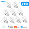 Tuya Wifi Zigbee 20A Smart Plug EU FR Timer Power Moinitor Socket Smart Home Automation Kits, Alexa Google Home Assistant Alice