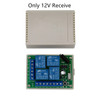 433Mhz Universal Wireless Remote Control Switch DC12V 4CH Relay Receiver Module With 4 Channel RF Remote 433 Mhz Transmitter