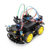 4WD Smart Automation Robot Car Kits For Arduino Project Upgraded Great Fun Programming Full Version Set + e-Manual and Codes