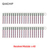 QIACHIP 40pcs 433.92Mhz Universal Wireless DC 3.6V-24V Remote Control Switch 1 CH RF Relay Receiver LED Light Controller DIY Kit