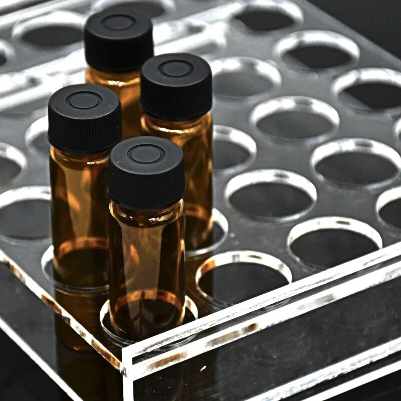 Plexiglass Rack For Chromatography Vial 10 ml Plexiglass Stand Place 30 ...