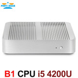 Fanless 4K HTPC TV Box Nuc Computer Barebone Mini PC I5 4200u with ...