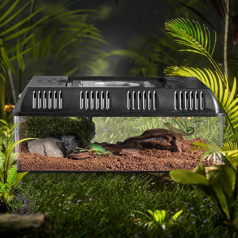 Habitat Ventilated Enclosure Breeder Box Turtle Breeding Box Case ...