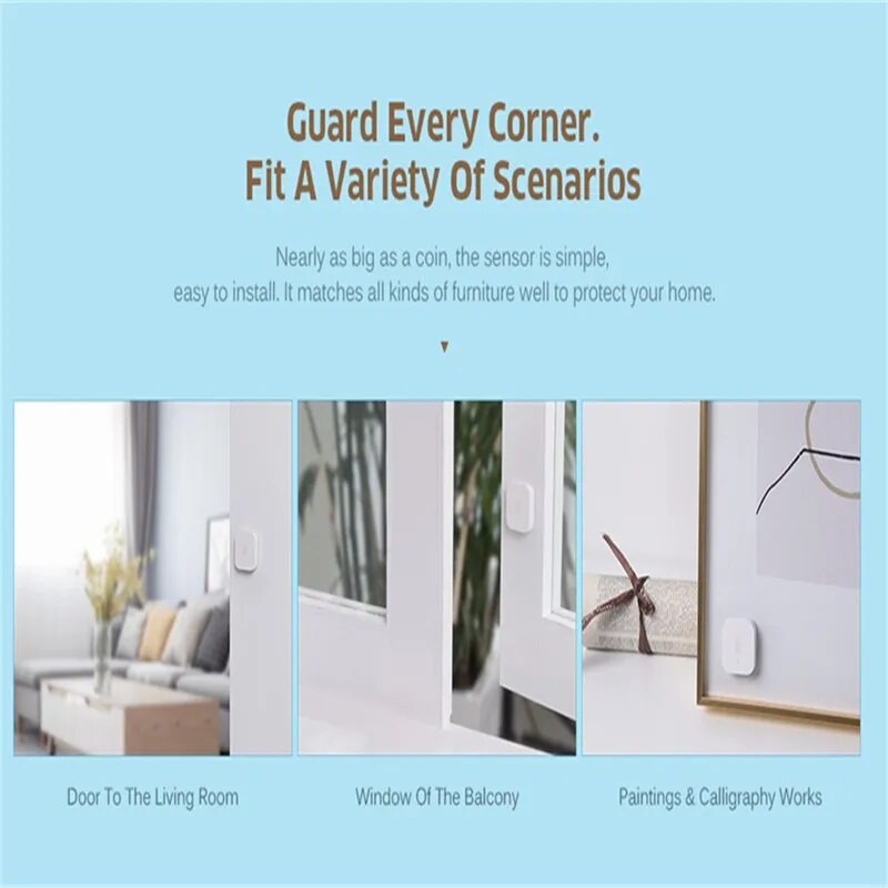 Aqara Smart Vibration Sensor Zigbee Motion Shock Sensor Detection Alarm ...