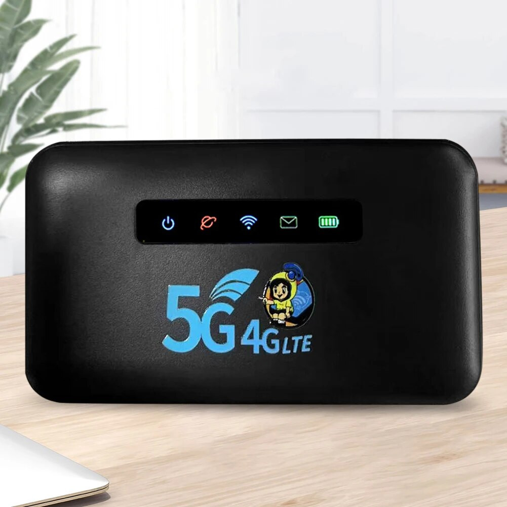 Router WiFi 4G H807Pro – Slot SIM, 150Mbps, Batteria 3650mAh, Condivisione Fino A 10 Utenti