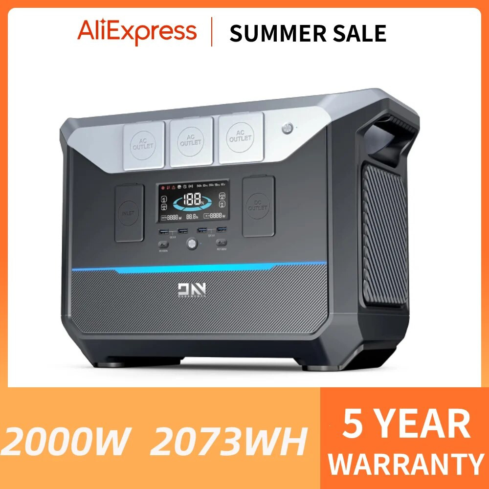 Pisen lithium battery power station 2000W renewable energy storage ...