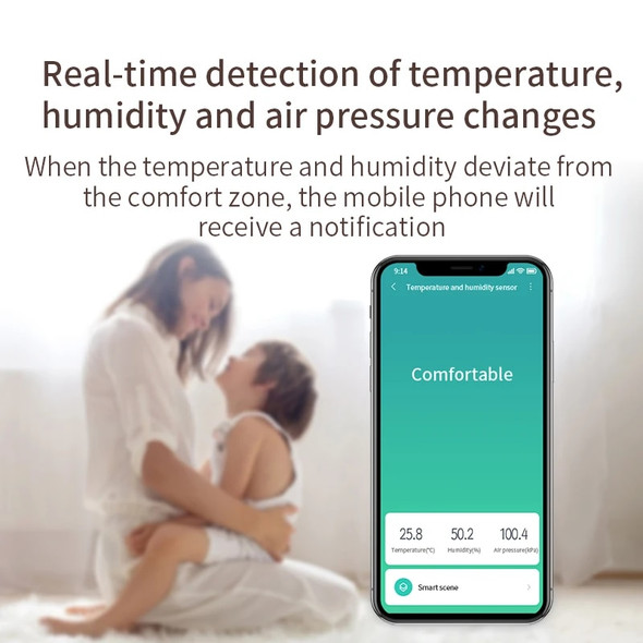 Aqara Zigbee Temperature Sensor Smart Air Pressure Humidity Sensor Thermometer Remote Control Smart Home For Xiaomi Home APP