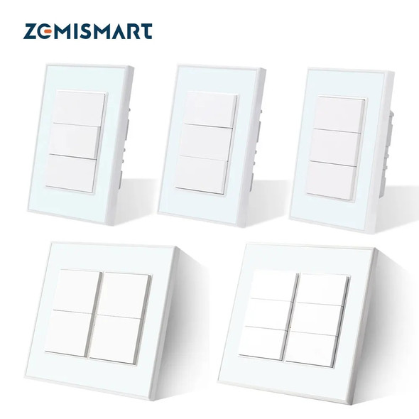 Zemismart Tuya Zigbee Smart 1 2 3 4 6 Gangs Light Switch Brazilian Wall Interrupter Alexa Google Home Work with Homekit Zemismart Tuya Zigbee Smart 1 2 3 4 6 Gangs Light Switch Brazilian Wall Interrupter Alexa Google Home Work with Homekit