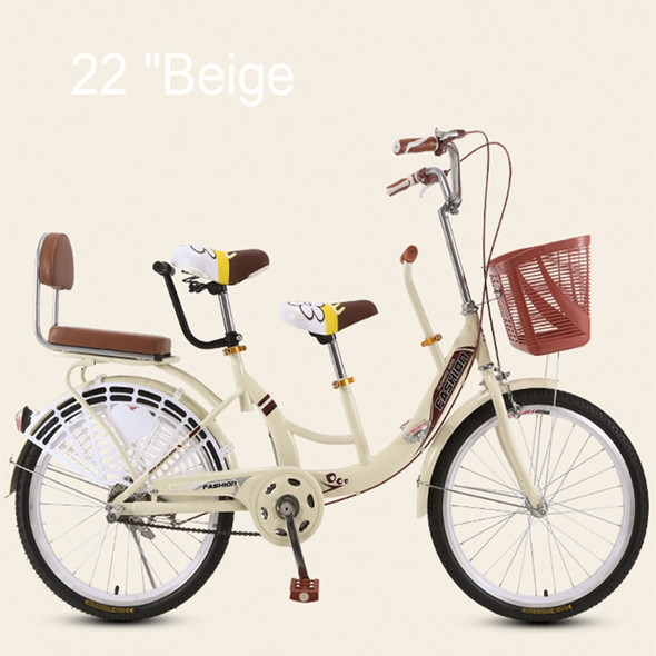 22 Inch Bicycle Can Carry Baby Three Person Double Seat Parent Child 22 Inch Bicycle Can Carry Baby Three Person Double Seat Parent Child