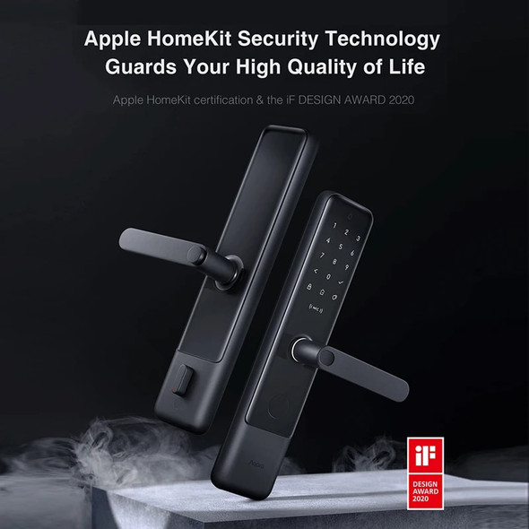 Aqara N200 Smart Door Lock Fingerprint Bluetooth Linkage With Doorbell Password NFC Unlock Works With Mi Home Apple HomeKit
