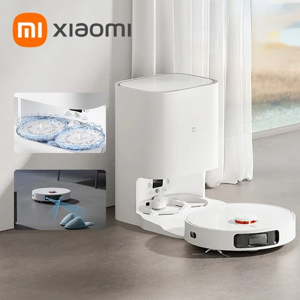 2023 XIAOMI MIJIA Self Robot Mop 2 Pro Smart Dust Collection For Home Cleaner Auto Empty Dock 4000PA Cyclone Suction