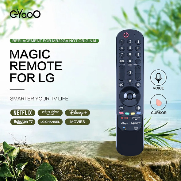 MR22GA MR22CA Magic Voice TV Remote Control AKB76039901 For LGTV OLED QNED NanoCell Smart TVs with Voice Cursor