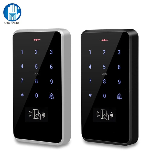 IP68 Waterproof Access Control Keypad Outdoor RFID Access Controller Touch Door Opener System Electronic EM4100 125KHz Key Cards