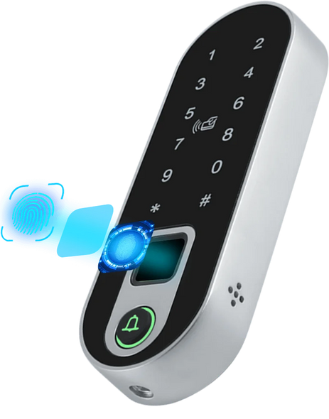 Network Biometric Fingerprint Attendance Access Control Security Password Metal Body Acrylic Panel Independent Keyboard