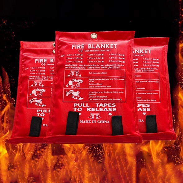 Fire Blanket Fiberglass Fire Blanket Flame Retardant Protection Emergency Fire Blanket Heat Insulation Fire Suppression Blanket