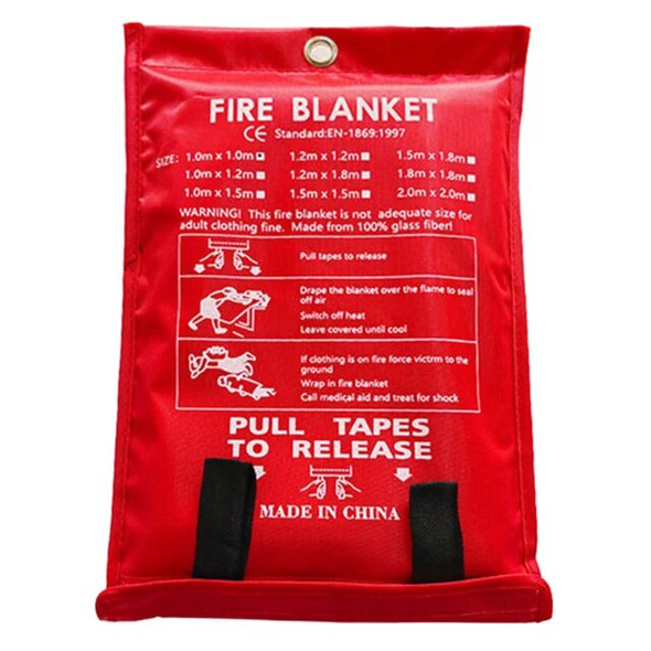 Fire Blanket Emergency Fire Blanket Flame Retardant Protection Fire Suppression Blanket Heat Insulation for Emergency Surival