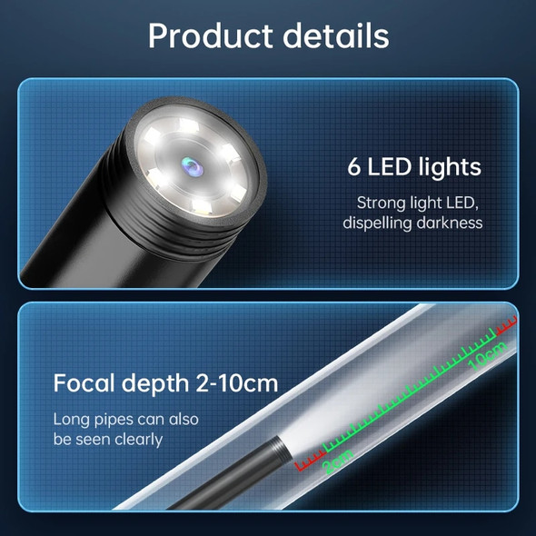 3in1 Endoscope Camera IP67 Waterproof Inspection Camera USB car Endoscope Borescope IOS Endoscope For Type-C IOS Smart Iphone