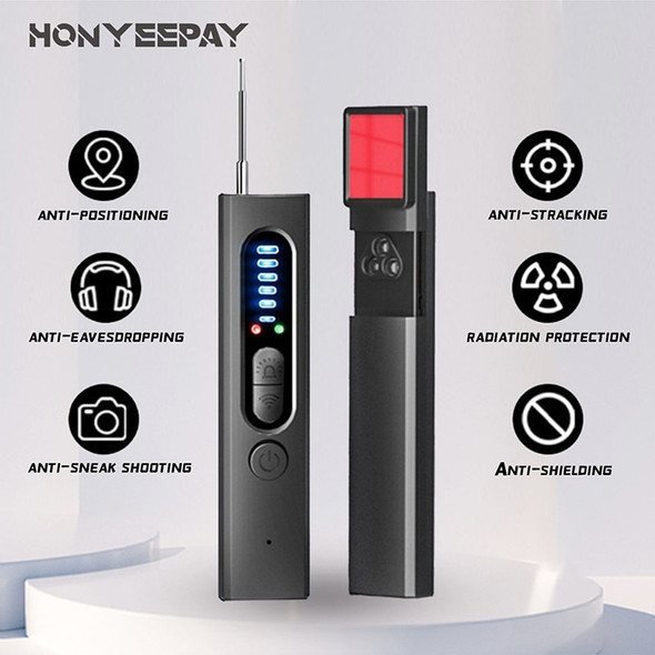 Hidden Camera Detector Anti-Spy Car GPS Tracker Listening Device Bug RF Wireless All Signal Scanner Gadget Security Protection Hidden Camera Detector Anti-Spy Car GPS Tracker Listening Device Bug RF Wireless All Signal Scanner Gadget Security Protection