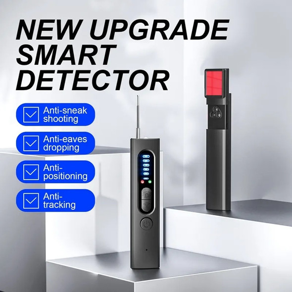 Hidden Camera Detector Anti-Spy Car GPS Tracker Listening Device Bug RF Wireless All Signal Scanner Gadget Security Protection Hidden Camera Detector Anti-Spy Car GPS Tracker Listening Device Bug RF Wireless All Signal Scanner Gadget Security Protection