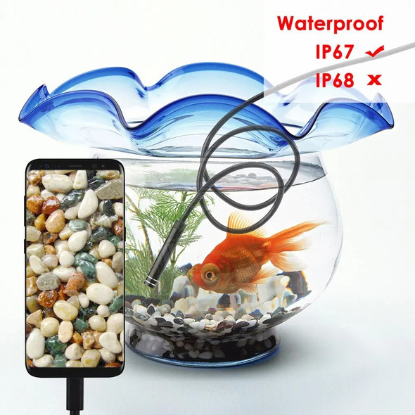 USB Snake Inspection Camera IP67 Waterproof USB C Borescope Type-C Scope Camera for Samsung Galaxy S9/S8 Google Pixel Nexus 6p