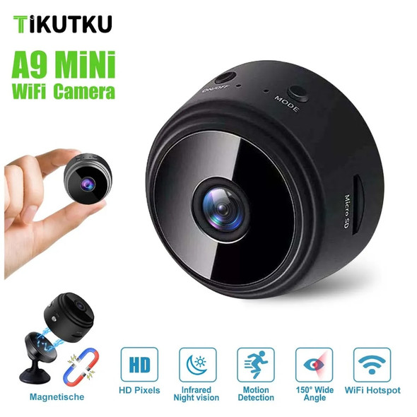 A9 Mini WiFi Camera Indoor Wireless Security Protection Battery CCTV Monitor 1/2 pcs Smart Home Video Surveillance Night Vision