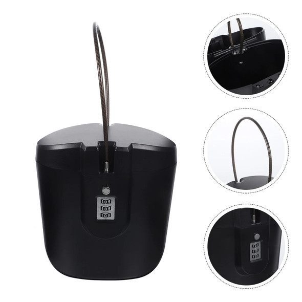 Handheld Small Lock Box Convenient Safe Box for Dorm Beach Safe Box for Valuables