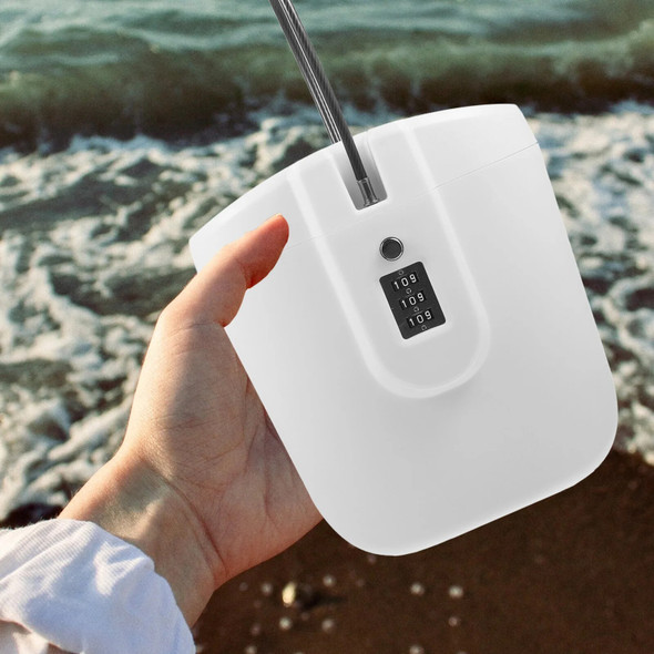 Handheld Small Lock Box Convenient Safe Box for Dorm Beach Safe Box for Valuables