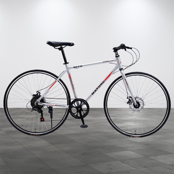 27 Inch Bicycle Aluminum Alloy Frame Curved Handle Damping Bike Front 27 Inch Bicycle Aluminum Alloy Frame Curved Handle Damping Bike Front