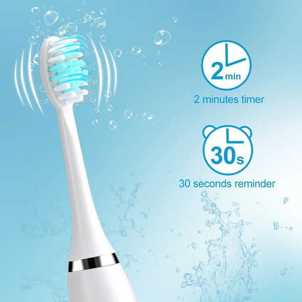 Electric Toothbrush Waterproof Adults Brush 4 Speed Dental Care USB Charger Whitening Tooth Brushes Replacement Heads Set Teens