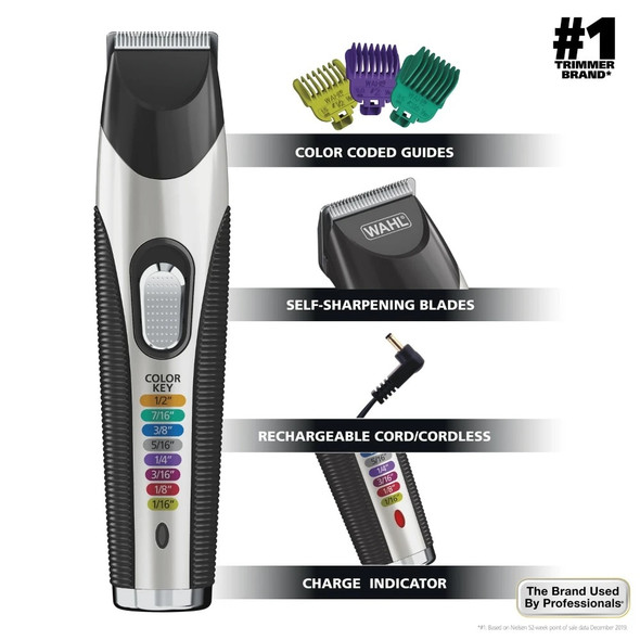 Color Pro Cord/Cordless Rechargeable Hair, Beard Trimmer for Men - 9891-100, electric shaver ,Personal Care Appliances