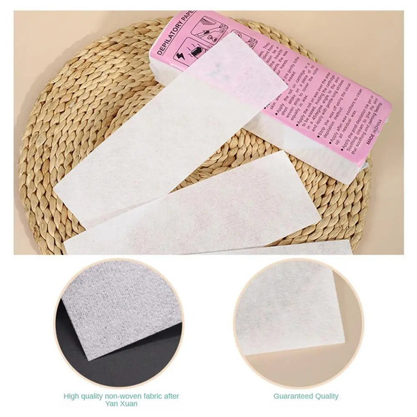 Professional Hair Removal Waxing Strips Non-woven Fabric Waxing Papers Depilatory Beauty Tool For Leg Hairs Removal