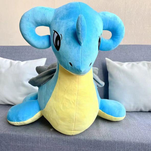 50-70cm Kawaii Pokemon Lapras Plush Toy Cute stuffed Pikachu Cartoon Animal Doll Pokémon Lapras Pillow Birthday Gifts for Kids