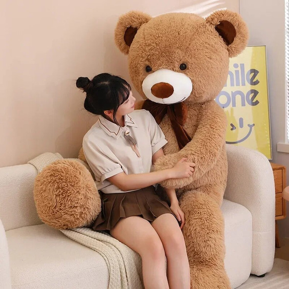 80/100cm Big Size Teddy Bear Plush Toy Giant Stuffed Animals Birthday Valentines Day Gift Soft Pillow Dolls Grilfriend Girl