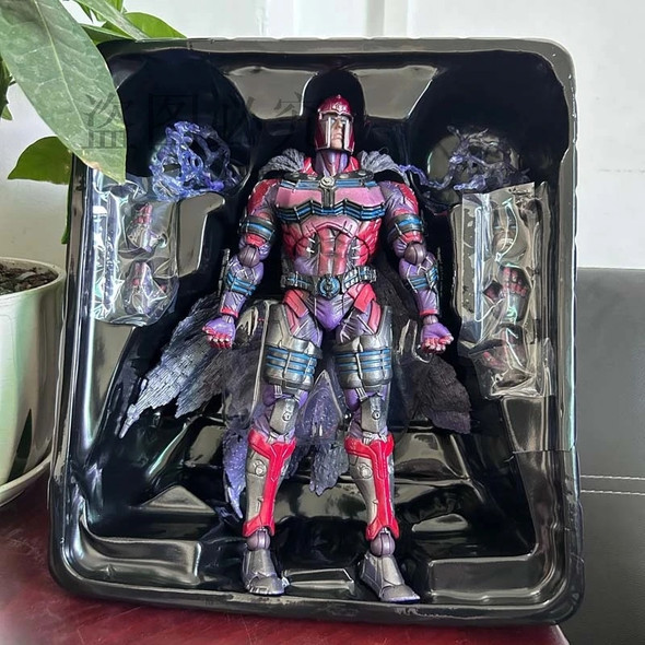 PLAY Arts Figurine Magneto Max Eisenhardt PVC Action Figure Collection Model Toys Joint Movable Doll Gift For Child