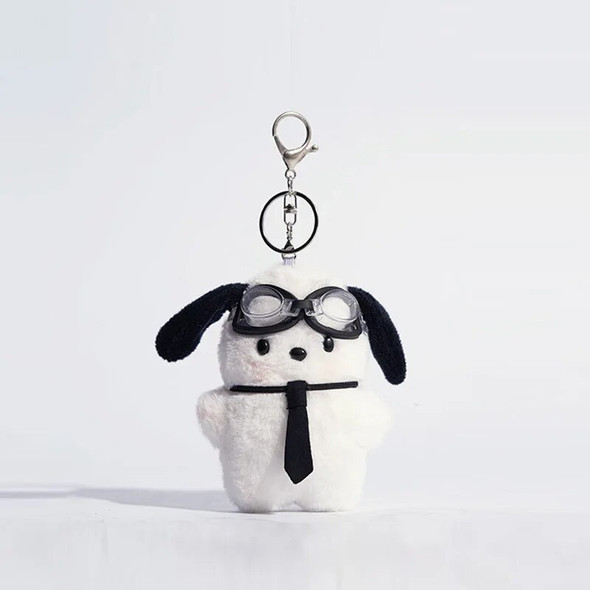 Sanrio Plush Toys Doll Keychain Kawaii Pochacco Anime Pendant Keyring Cute Children Toy Plushie Keychains Girls Birthday Gifts