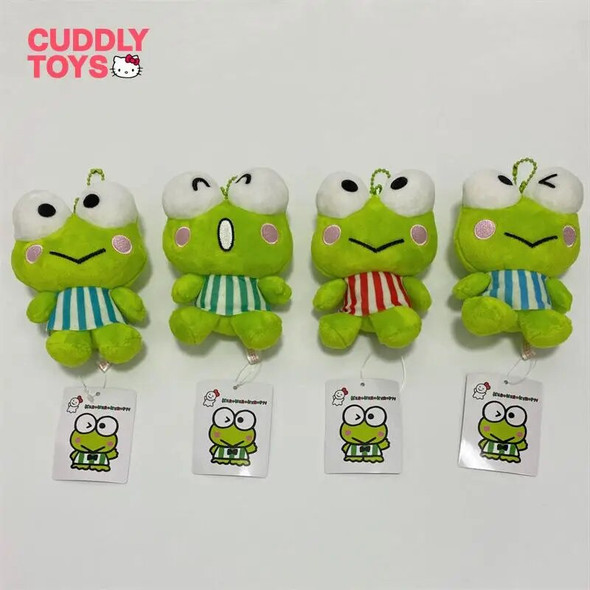 Sanrio Plush Keychain Cartoon Cute Bag Decor Soft Pp Cotton Kawaii Melody Kerokero Keroppi Keychain Pendant for Child Girl Gift