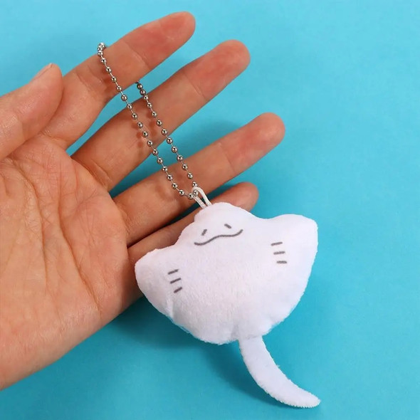 Ray Fish Ray Fish Plush Pendant Animal Mini Fish Doll Mini Fish Doll Keychain Stuffed Doll 10cm Cozy Touch Keychain