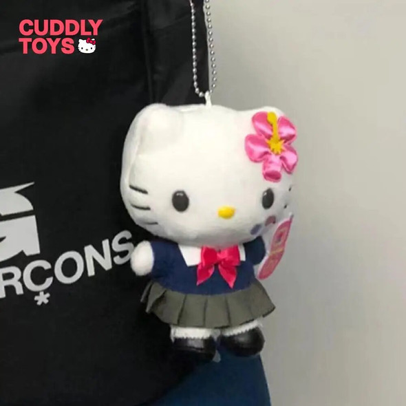 Hello Kitty Plush Pendant Cartoon Soft Pp Cotton Bag Decor Kawaii Hello Kitty Plush Keychain Mobile Pendant for Chil Girls Gifts