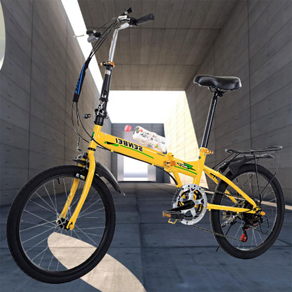 20 Inches Bicycle Foldable Bike Dual Disc Brake Adjustable Aluminium