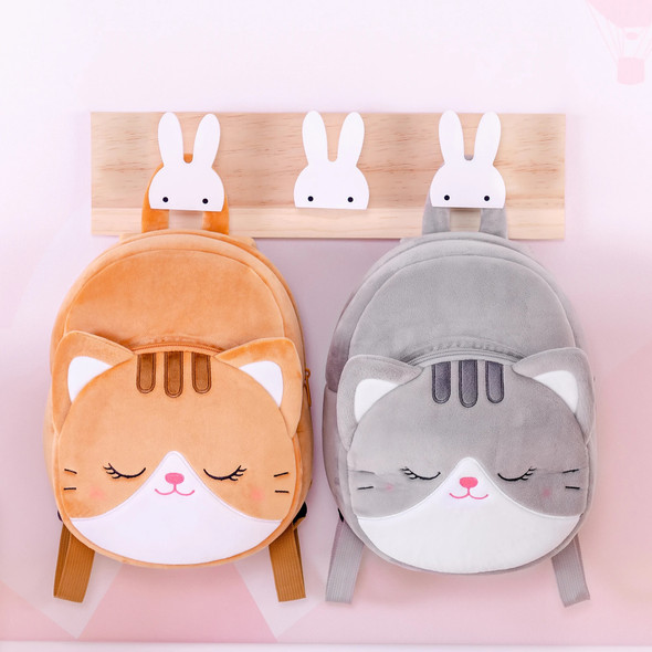 Stuffed Animal Dolls Plush Cat Backpack Soft Plush Animal Toys Baby Girl Birthday GIfts First Backpacks for KIds