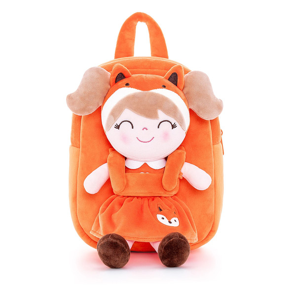 Gloveleya Dolls Stuffed Animal Backpacks Forest Animal Dolls Kids Rag Doll Bags Baby Girl Gifts Stuffed Toys Plush Toys