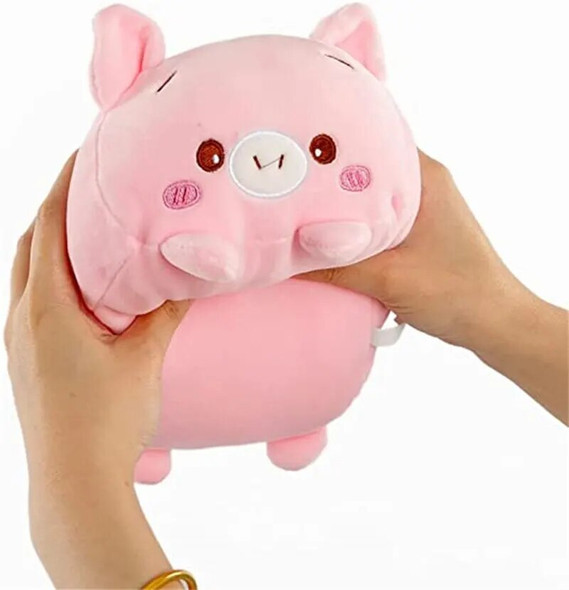 1pcs 20cm Pink Pig Plush Toy Stuffed Animal Soft Cartoon Doll Pillow Christmas Birthyday Gift Cushion Cute Kawaii Plushie