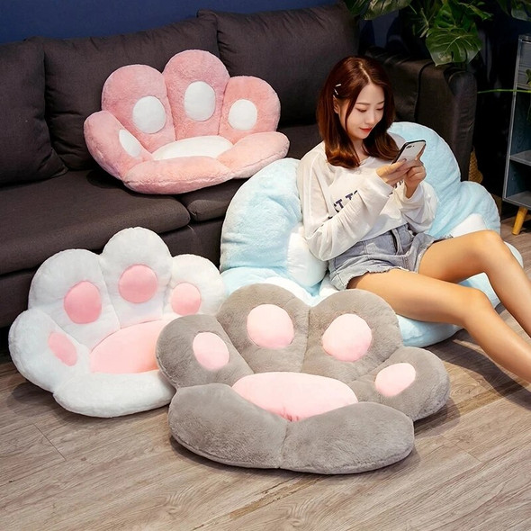 70cm Adorable Bear Paw Cushion Plush Toys Cartoon Stuffed Animal Seat Pillow for Girls Home Indoor Carpet Sofa Cushion Decor