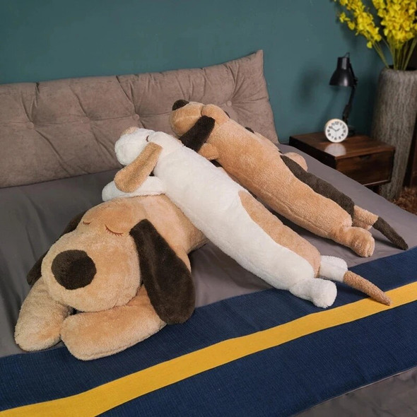 100CM Giant Cute Plush Toy Big Sleeping Dog Stuffed Puppy Dog Soft Animal Toy Soft Pillow Baby Girls Birthday Gift