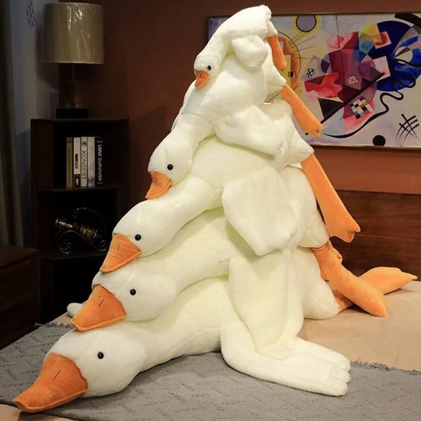 New Product Simulation Big White Goose Sleeping Pillow Plush Toy Duck Big Goose Doll Pillow Large Doll Children's Day Gift