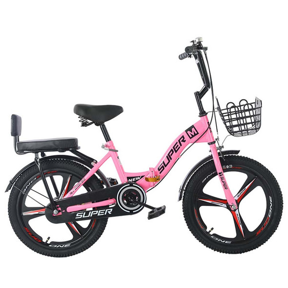 Child Bicycle 18/20/22 Inch Single Speed Bike Fold One Wheel 6 12