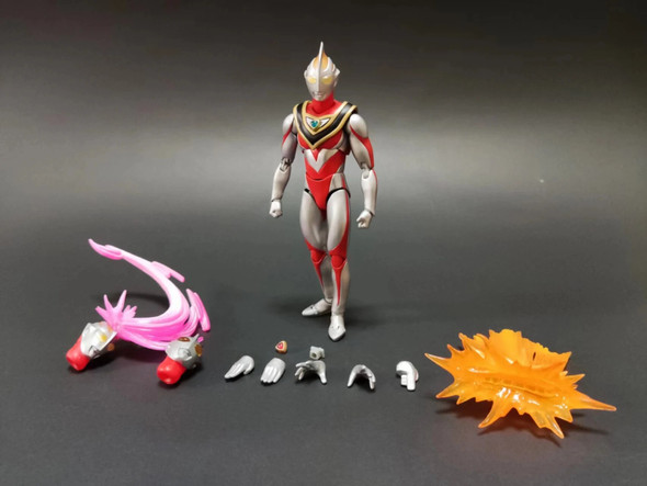 In Stock ACT Model Toys Ultraman Gaia v2 Action Figures Model Toys PVC TOY