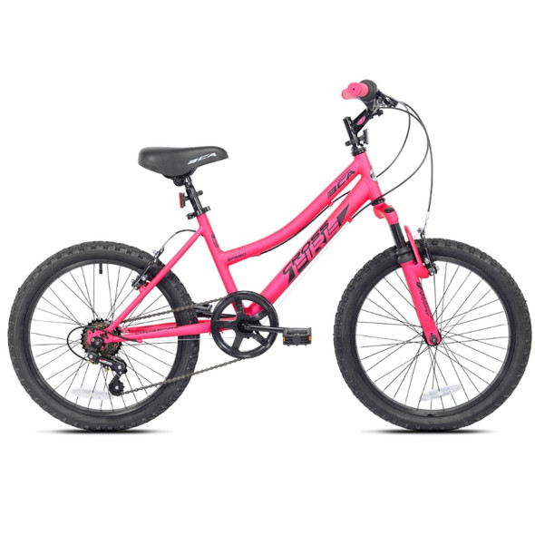 Bca 20" Crossfire 6-speed Girl's Mountain Bike, Pink/black Bike Carbon