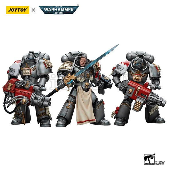 JOYTOY 1/18 Action Figure Grey Knights Interceptor Squad and Strike Squad Anime Model Free Shipping