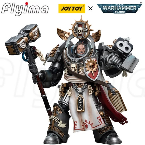 [IN-STOCK] JOYTOY 1/18 Action Figures 40K Grey Knights Grand Master Voldus Anime Collection Military Models Free Shipping